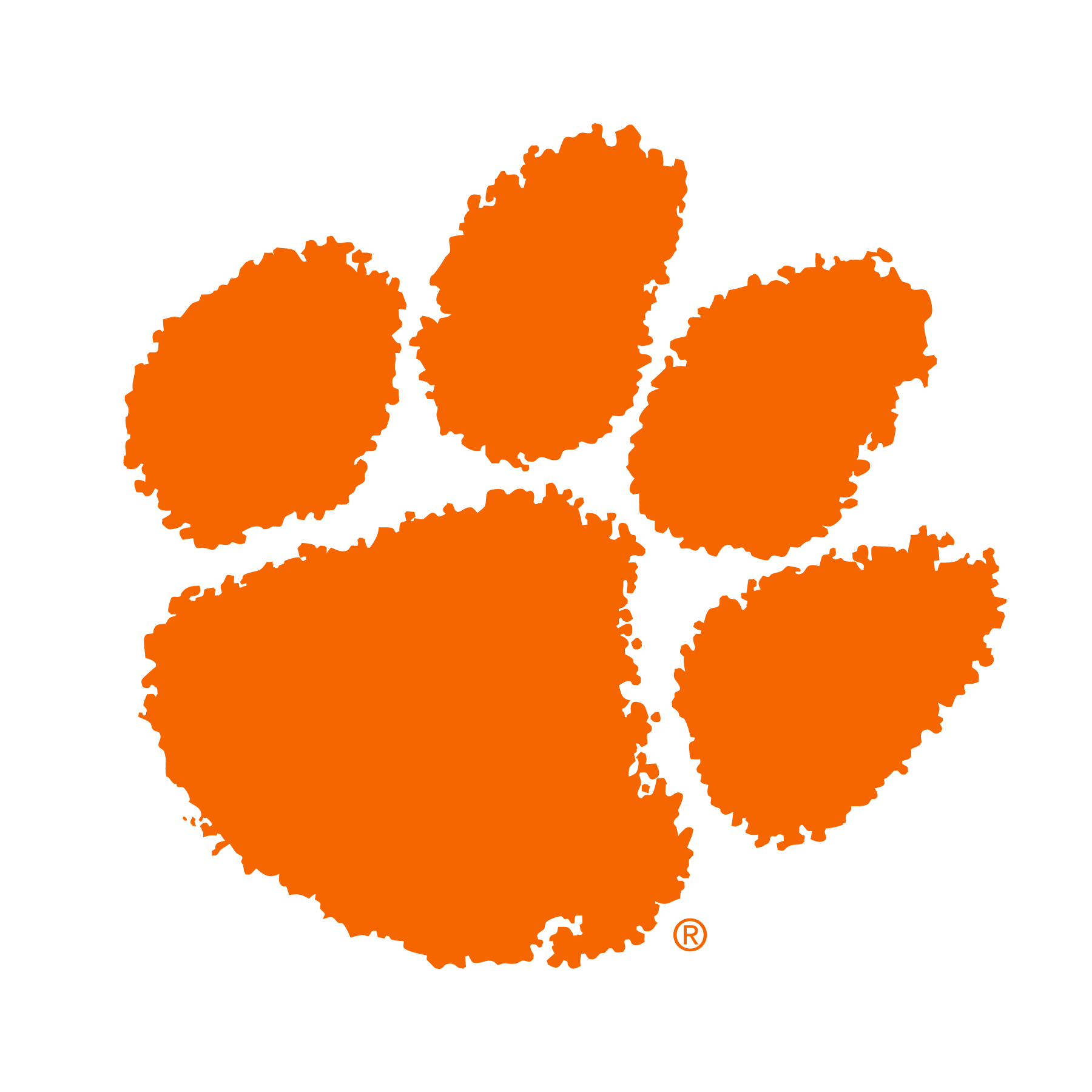 Clemson paw logo